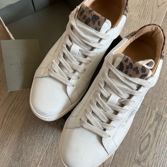 All saints sheer leopard sneaker, distressed - Picture 2 of 14